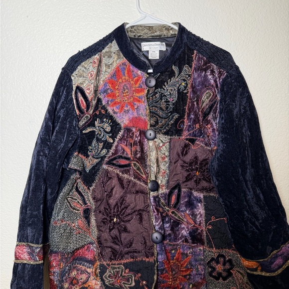 Draper’s & Damon’s Jackets & Blazers - Drapers & Damons Petite Women Vintage Floral Patchwork
